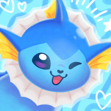 vaporeon says hi!